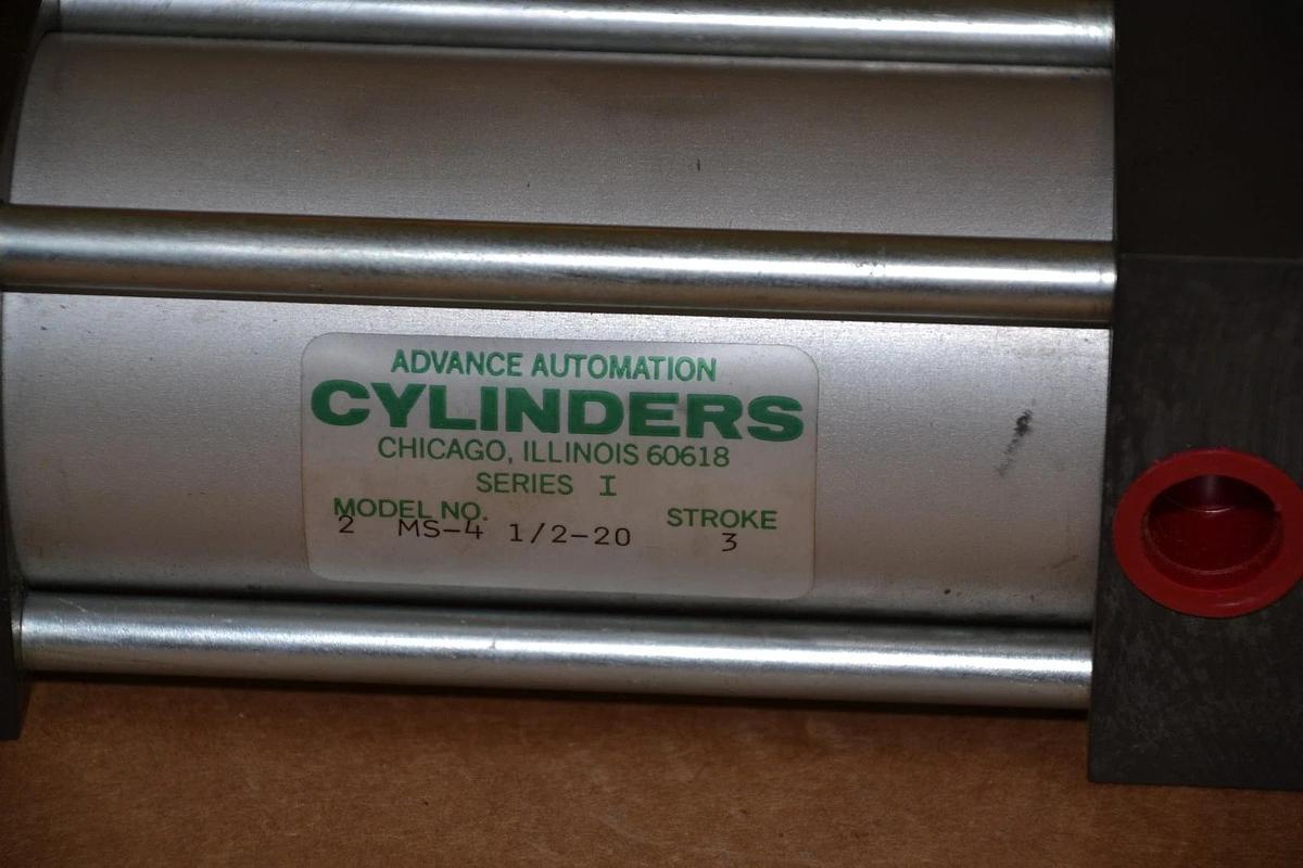 Advance Automation Cylinder 2 MS-4 1/2-20 2MS-41/2-20 MS-41/2-20 Stroke 3 NEW