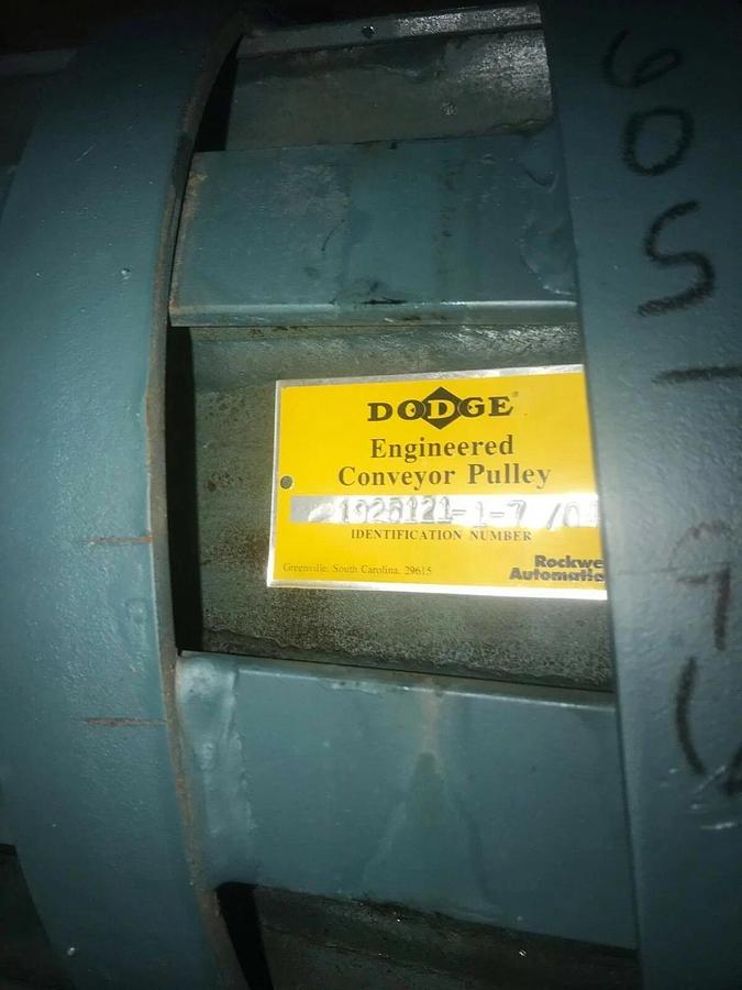 Dodge Spiral Conveyor Pulley 1925121-1-7/04  14" x 37"  1925121 1 7/04