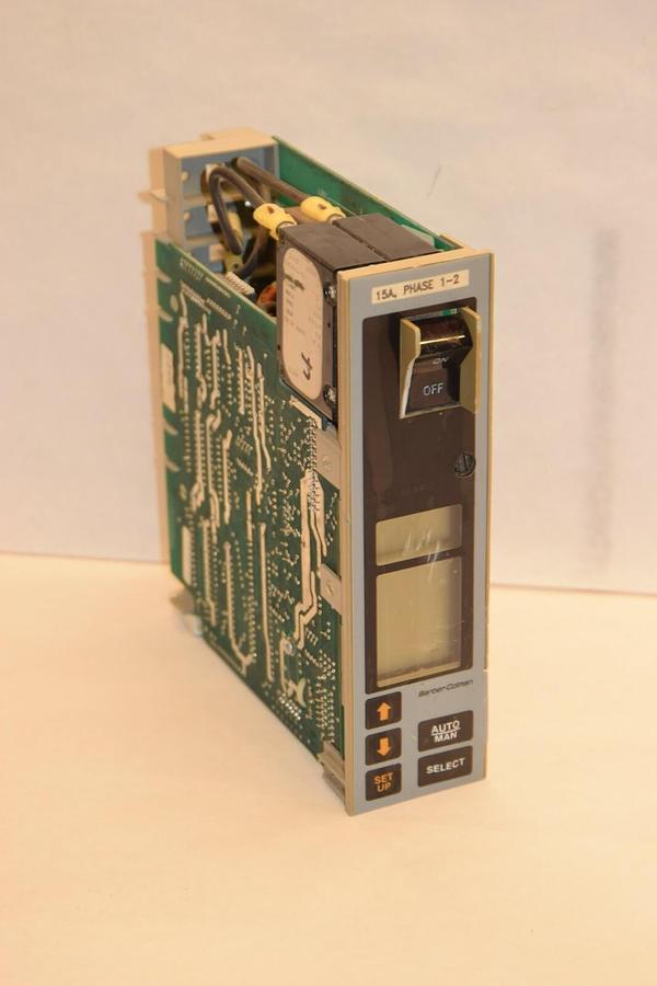 Used BARBER COLMAN UPGX-1-64-153-01 15A HOT RUNNER TEMPERATURE CONTROL CARD MODULE