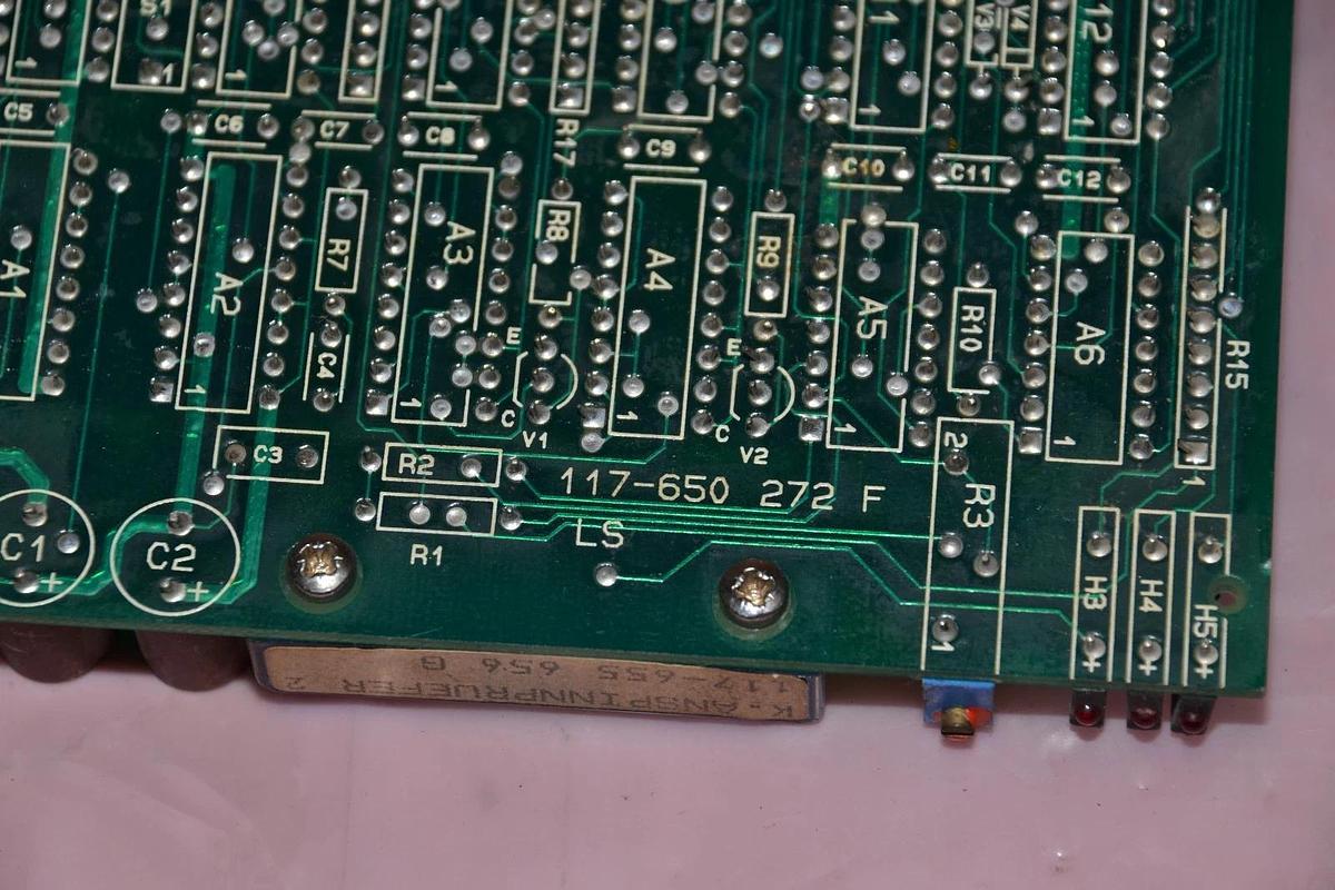 Used SCHLAFHORST ELECTRONICS 117-650 272 117650272 PC BOARD