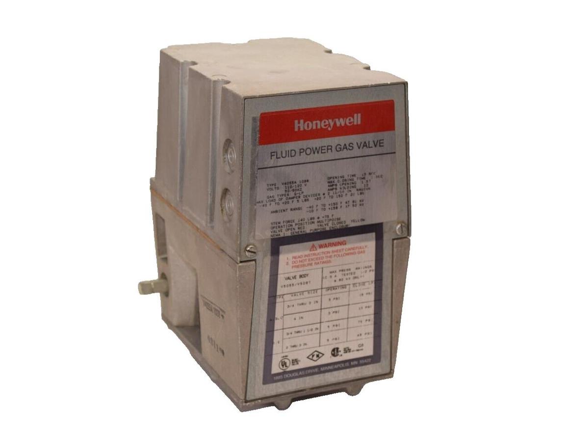 (NEW) HONEYWELL V4055A 1098 , V5055 / V5097 110/120V Fluid Power Gas Valve