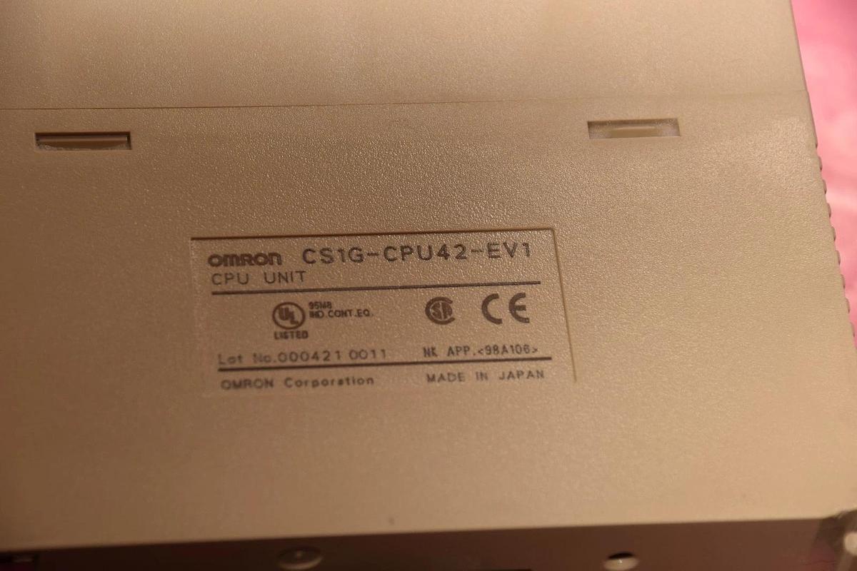 Used OMRON CS1G-CPU42-EV1 CONTROLLER (with) CS1W-SCB21 communication Board