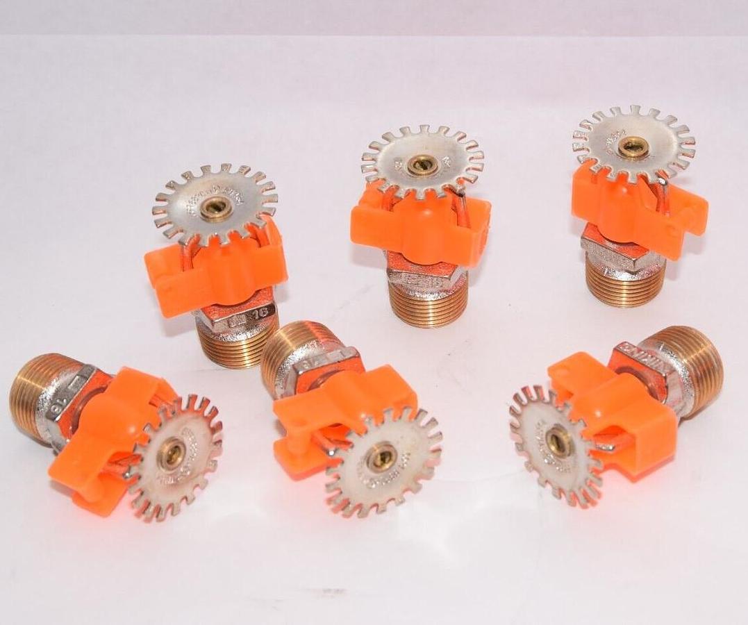 (NEW - Lot of 6) VIKING VK534 3/4" Npt 155°F Pendant Fire Sprinkler