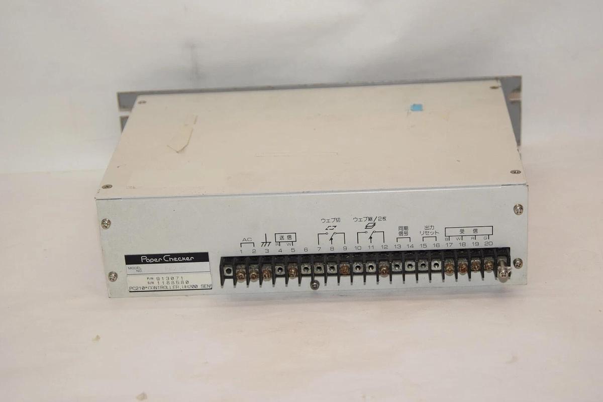 Used NIRECO PC210 913071 Paper Checker Controller