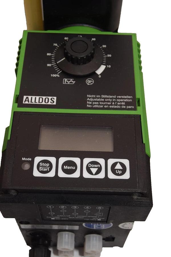 Used Alldos Eichler Gmbh 208-1 , 6 D54/R24/E26/V01 P03 0507gph 145psi Metering Pump