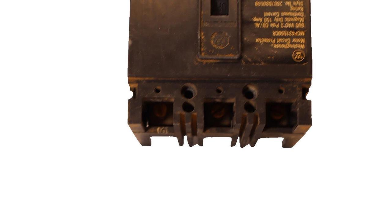 Used WESTINGHOUSE MCP431550CR 150A 600Vac 3P Motor Circuit Breaker