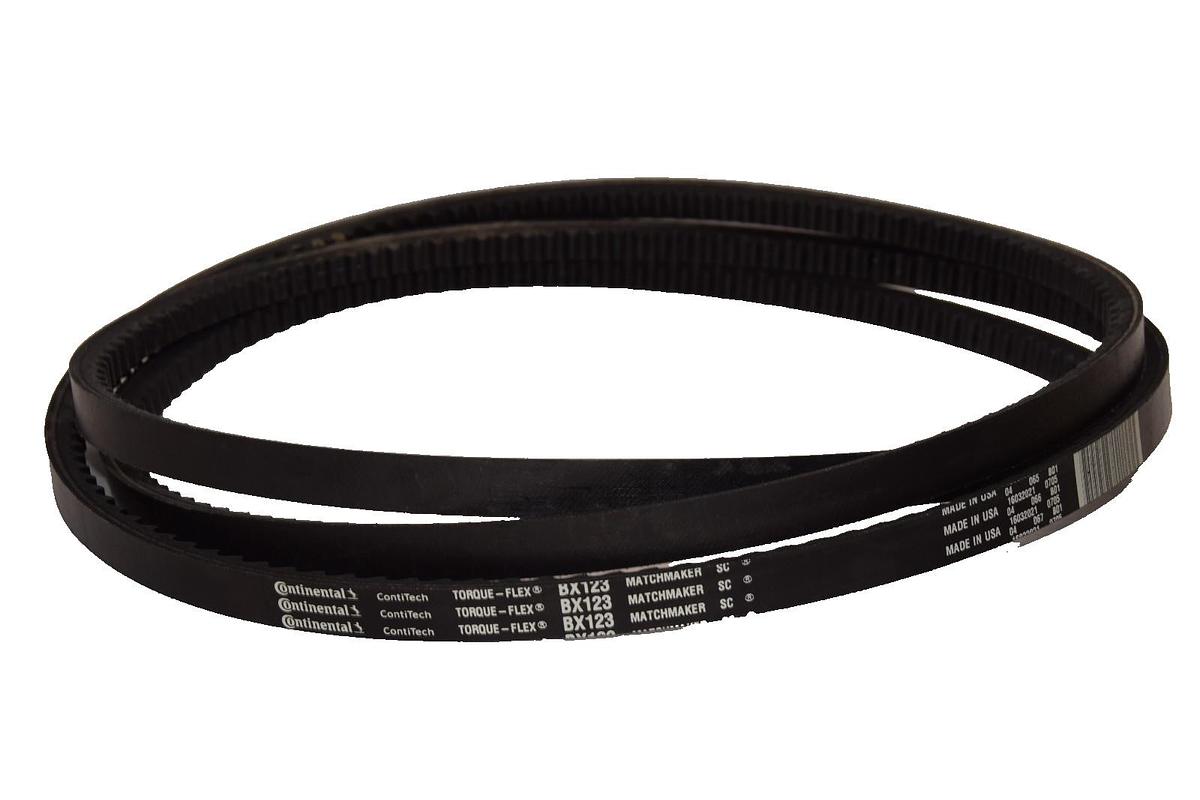 Continental Cogged Belt V-Belt BX123 Torque-Flex Matchmaker USA (New)