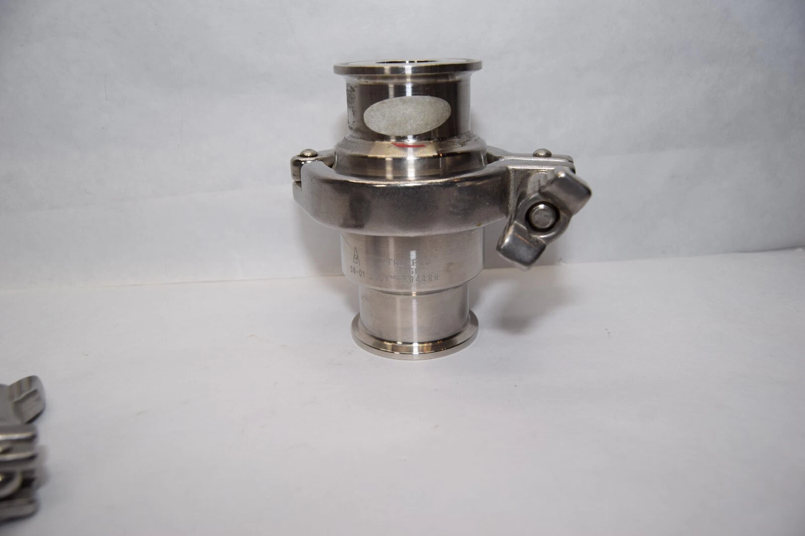 Used TRU-FLO 316L 1" 58-01,  B044BB , 804488 Sanitary Check Valve