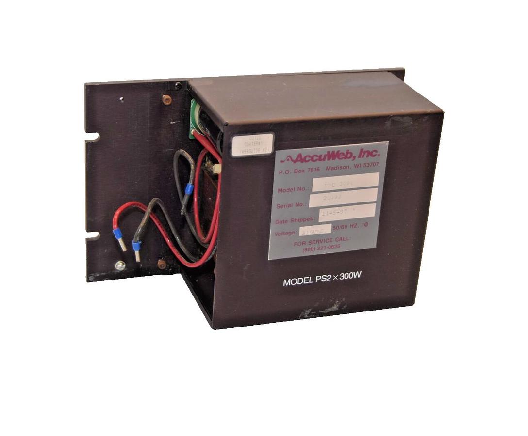 Used ACCUWEB INC PAC 3098 PAC3098 115V 50/60Hz Power Supply