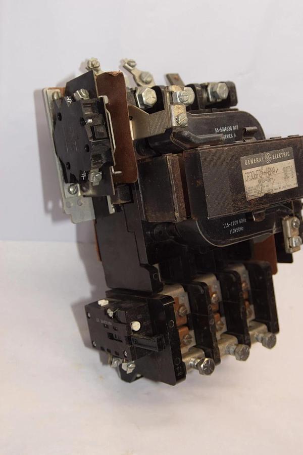 Used GE GENERAL ELECTRIC CR306F0**ABNA Size 4 Starter 120V Coil *Damaged Contact*