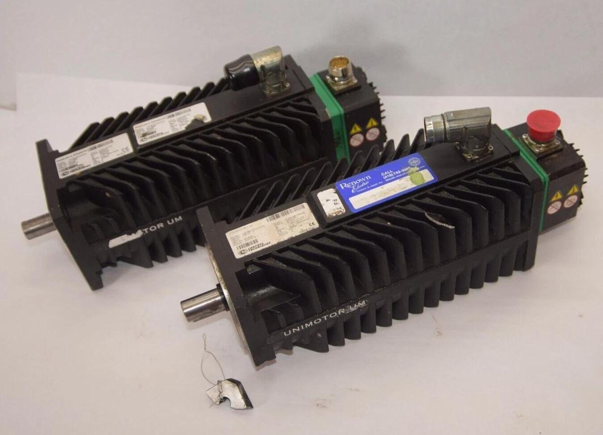 Used (Lot of 2) Control Techniques Brushless AC Servo Motor 115UMC301CACAA **AS-IS**