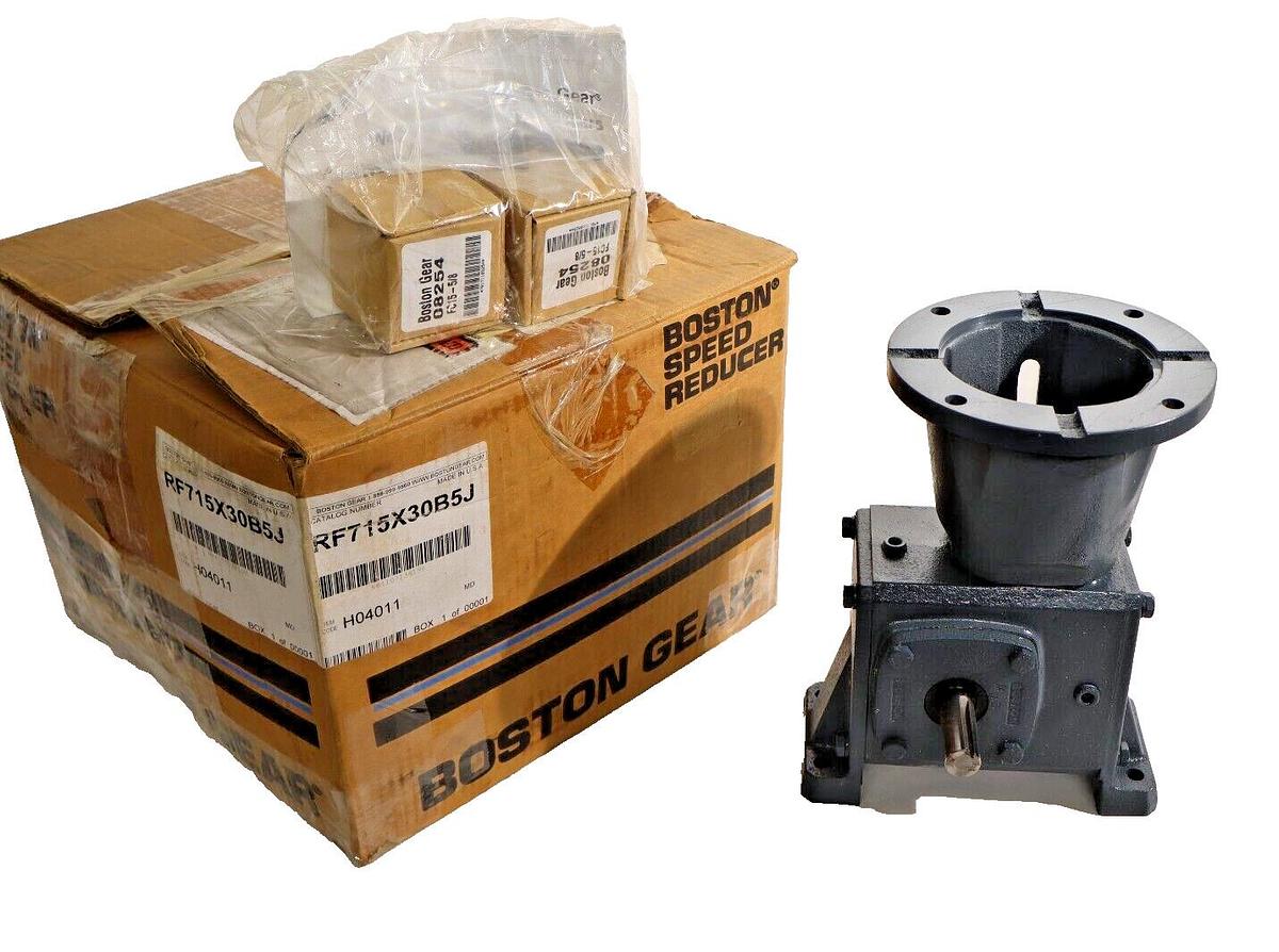 BOSTON GEAR 30:1 Right Gear Box Speed Reducer RF715X30B5J RF715-30-B5-J (NIB)