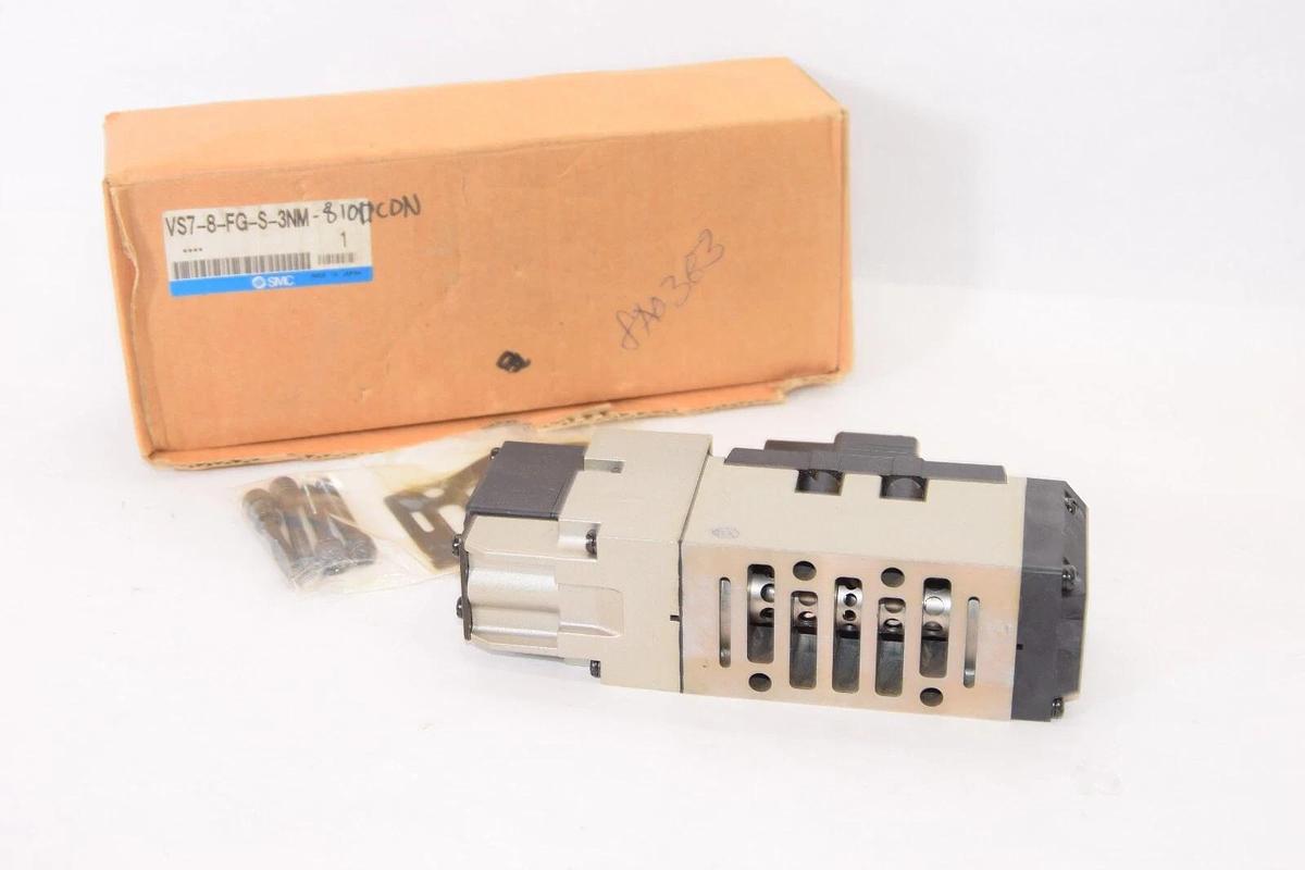 (NEW) SMC VS7-8-FG-S-3NM 81011C0N 24Vdc Coil Pneumatic Solenoid Valve
