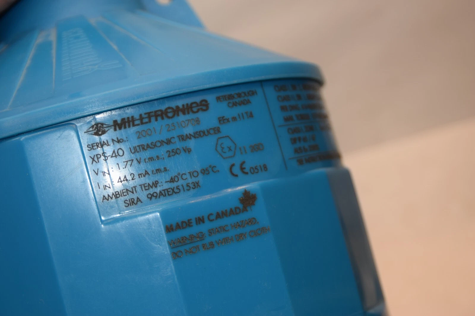 (NEW) SIEMENS XPS-40 7ML11270AA41 Milltronics Ultrasonic Transducer