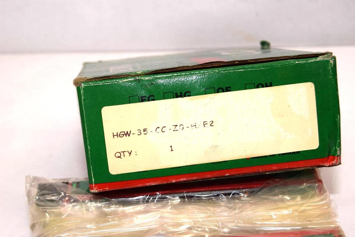 Hiwin HGW35CC 160A6Q-20000 , HGW-35-CC-Z0-H/E2 W35C Linear Guideway Block (New)