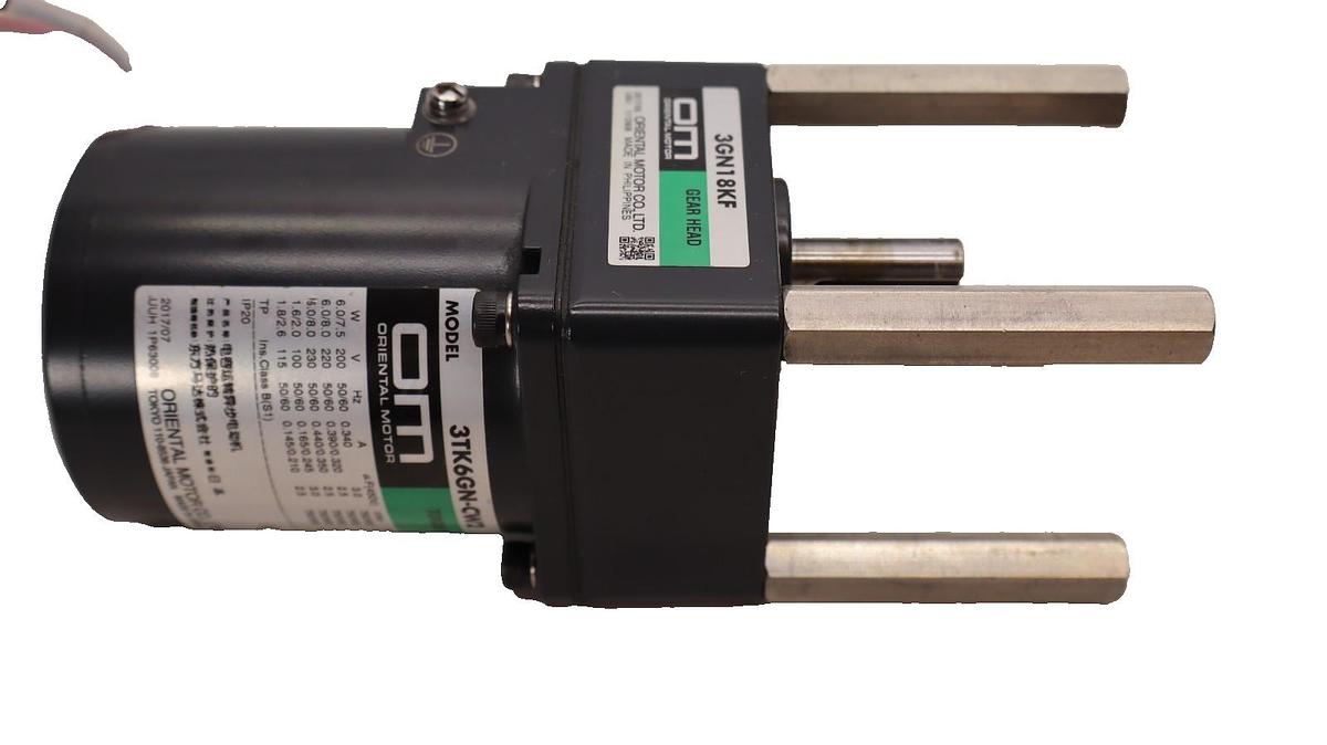 Used ORIENTAL MOTOR 3TK6GN-CW2 Torque Motor With 3GN18KF Gear Head
