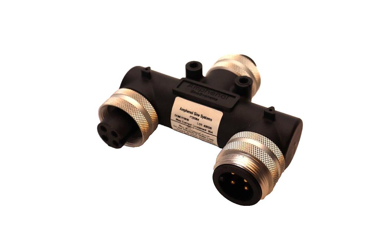 (NEW) AMPHENOL P29364 25A Sine Systems Wye 4 Pole Splitter