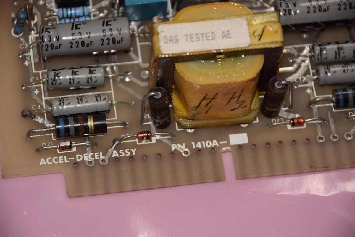 Used SABINA ELECTRIC  Accel Decel drive card ASSY 1410A  ACCEL/DECEL BD 1410 A