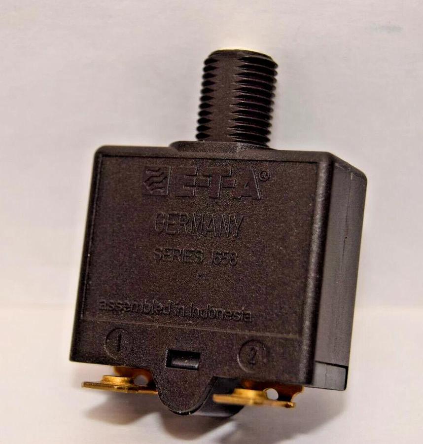 Lot 5  E-T-A ETA 1658-G21-00-S83-5A BREAKER  7-17sec 5A 5 Amp G21 1658 240v 28v