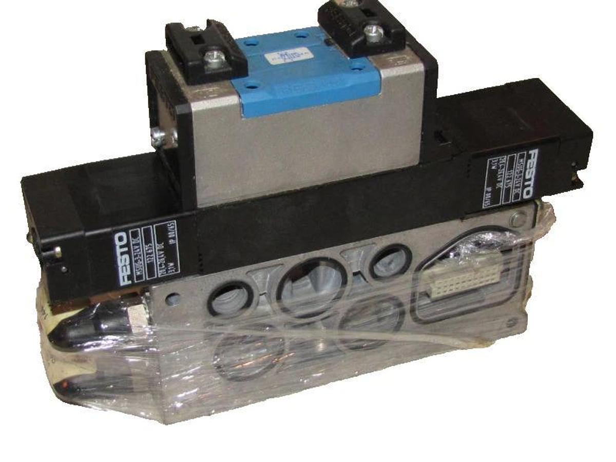 Used Festo Manifold MUHx2-ZP-D-1-24G with Valve J-5/2-D-1C