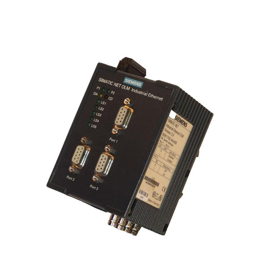 Used SIEMENS 6GK1102-4AA00 Simatic Net Verson 2.0 Industrial Ethernet OLM Module