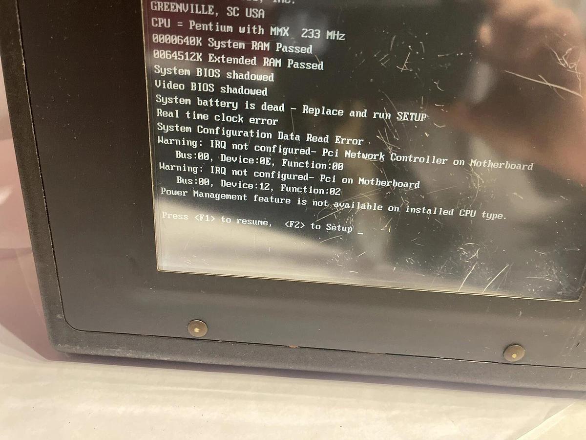 Used GE Fanuc Display Station 2000 IC752WTA005-BB Operator Interface