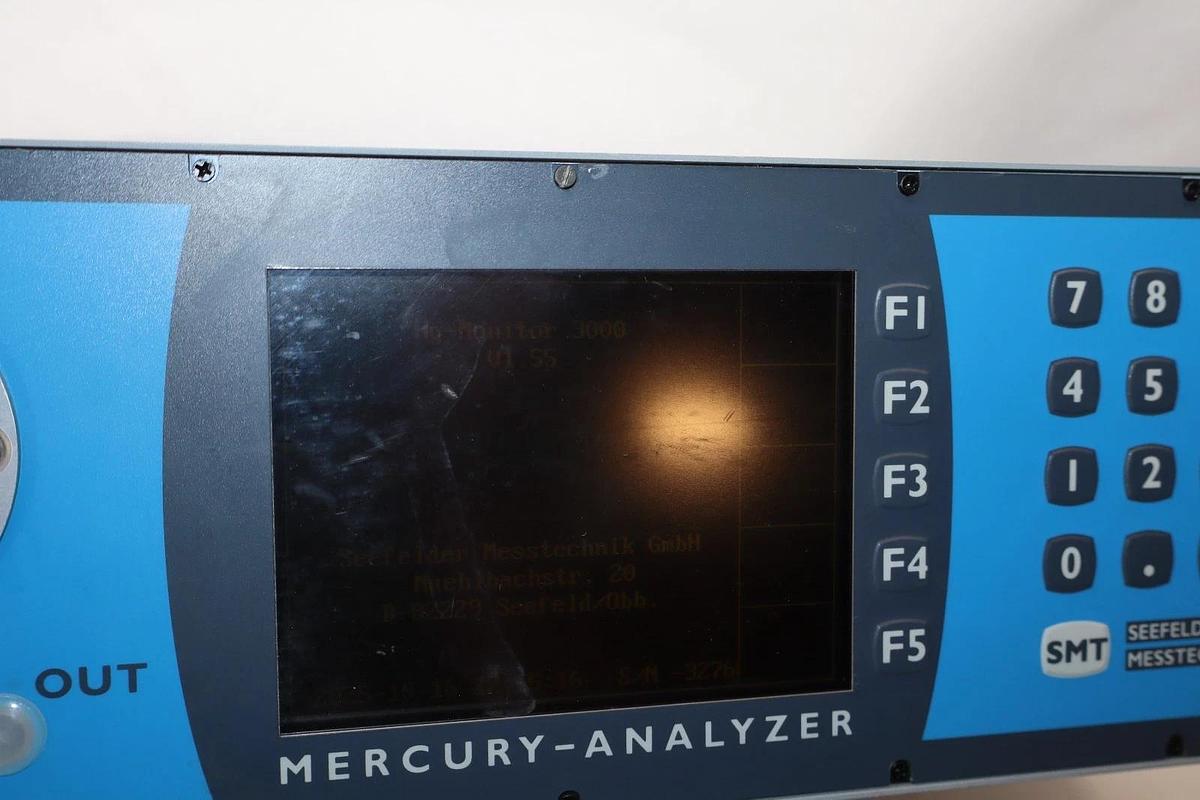 Used Seefelder Messtechnik Mercury-Analyzer SMT Hg-CEM Ph 90-240Vac 4-20mA