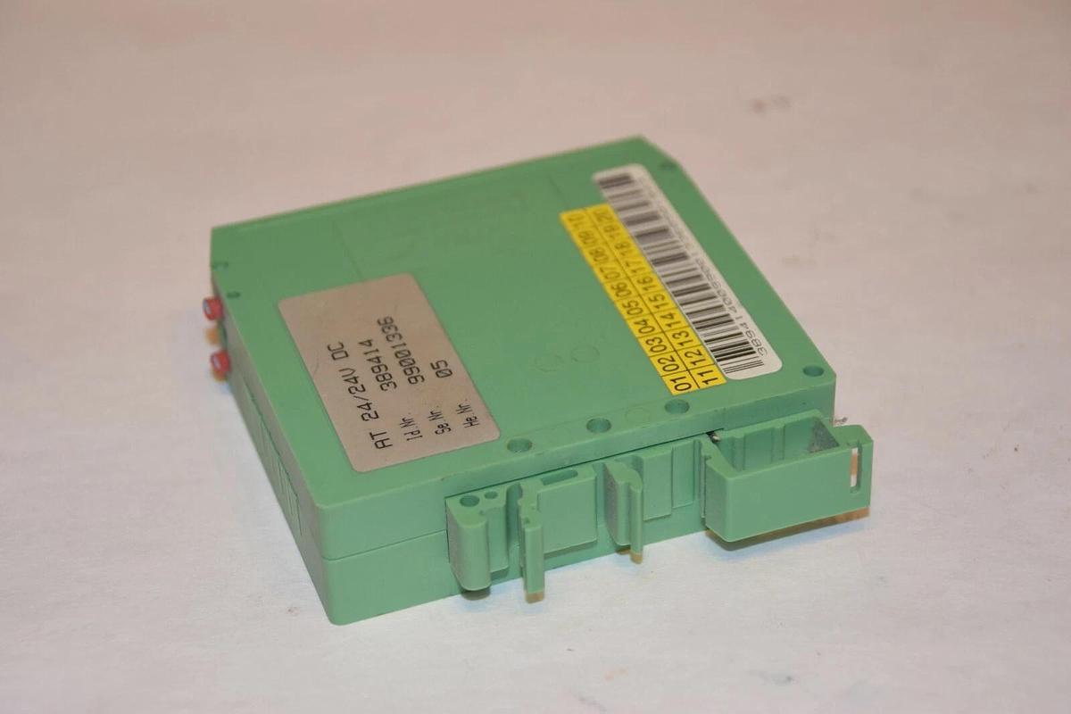 Used PHOENIX CONTACT AT 24/24VDC AT-24/24VDC 389414 99001336 I/O MODULE