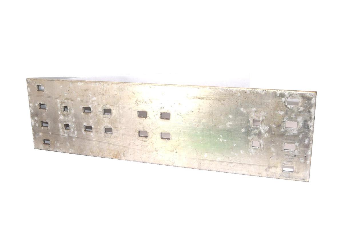 Used 21-1/2" x 6" x 1/4" Aluminum Bus Bar Plate Stock Busbar buss bar