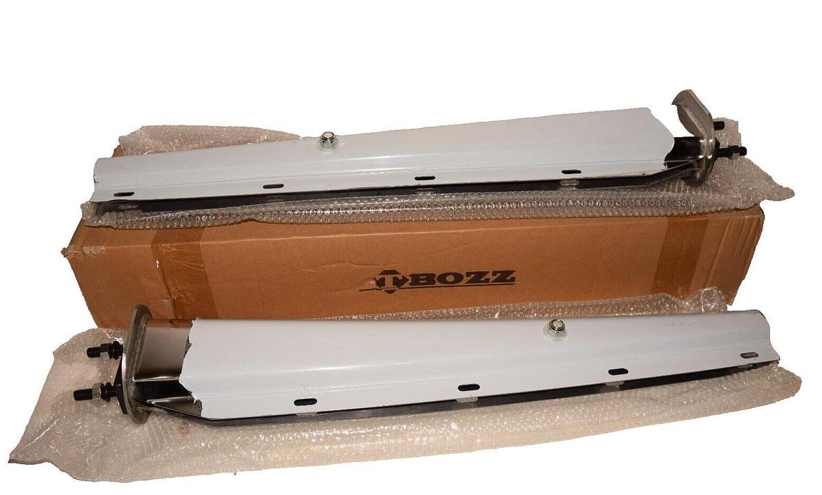 (NEW) TBOZZ TBZ-13646S Stainless Steel Straight Spring Loaded Mud Flap Hanger