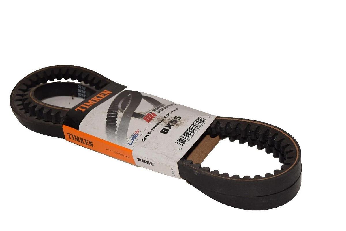 TIMKEN Cogged Belt V-Belt BX55 BX-55 Gold Ribbon USA (NEW)