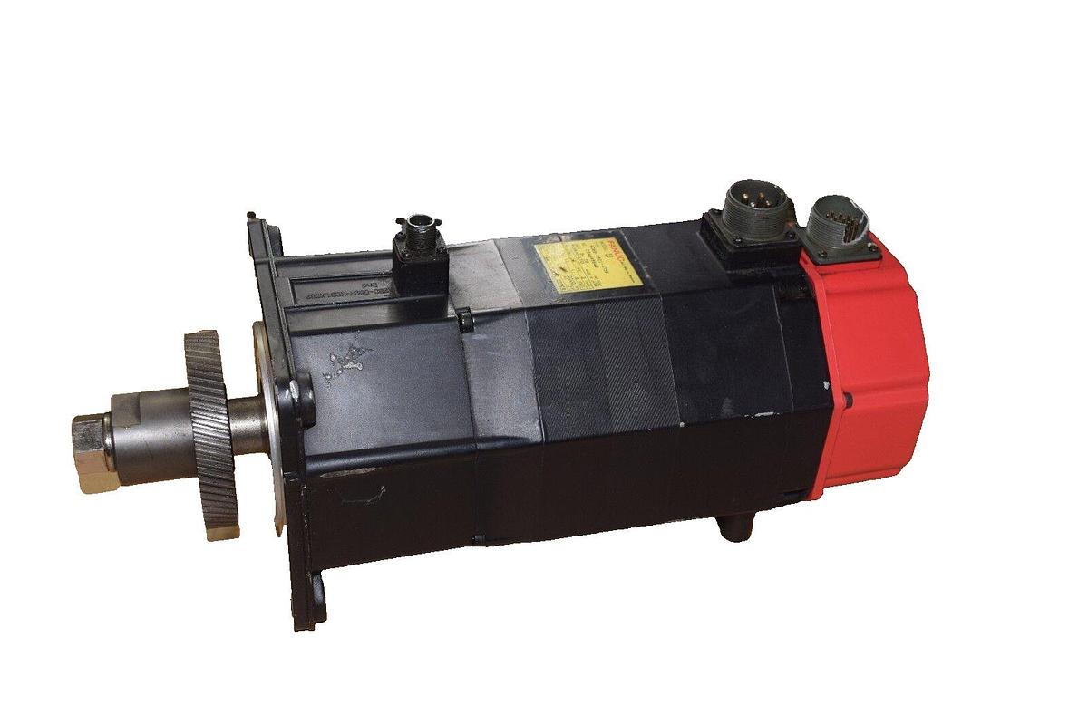 Used Fanuc AC Servo Motor A06B-0501-B756 w/ Encoder A860-0360-T101 Model 10