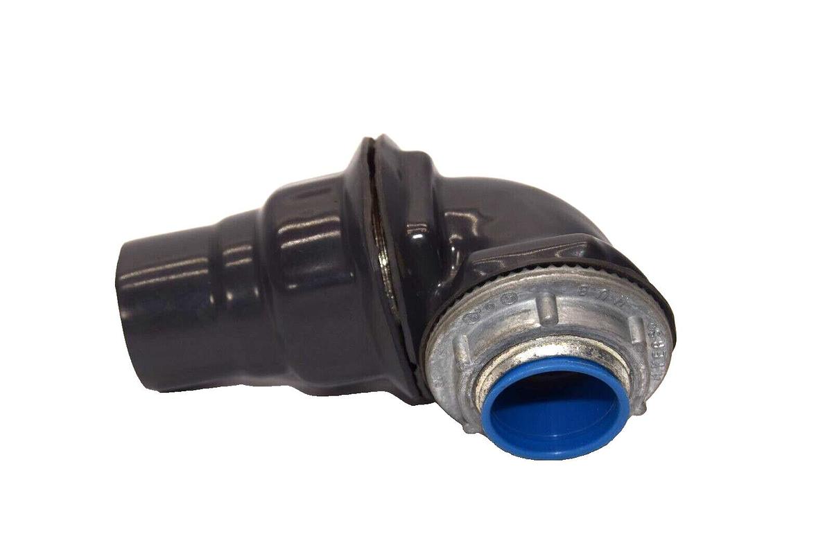MYERS 1" Hub 90° PVC Coated Conduit Connector Fitting 90 Degree (NEW)