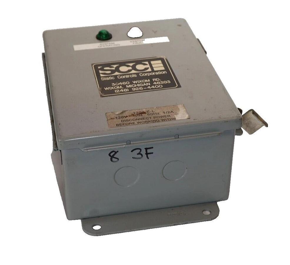 SCC 1308-E-L , CB-1308 Rev C 1-Phase 1/2 A 120V Control Panel (NOS)