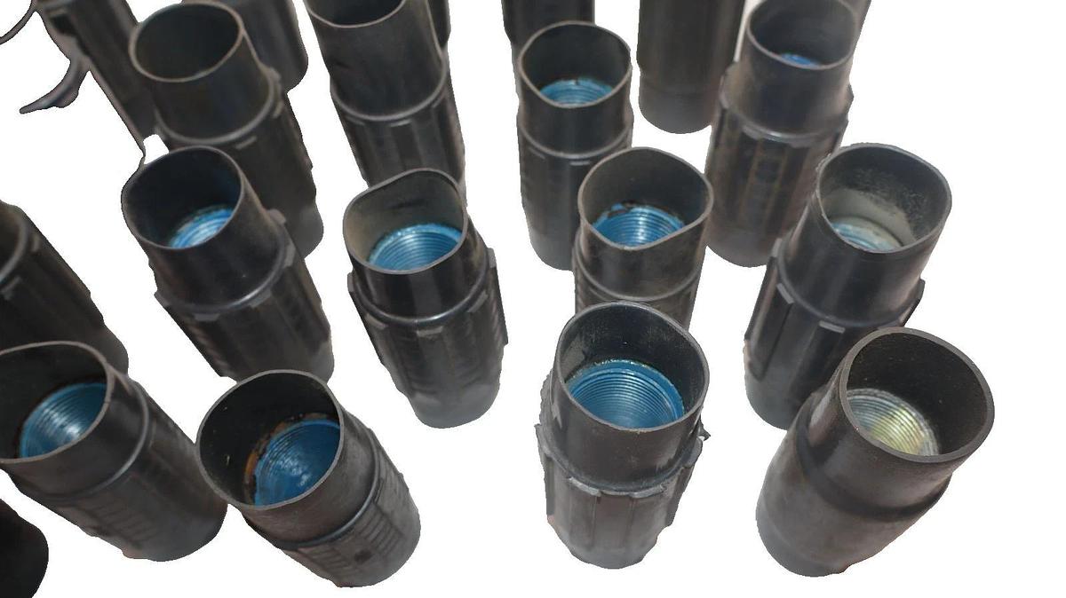 NEW -23 THOMAS & BETTS OCAL 1" PVC Coated Conduit Body Straight Fitting Coupling