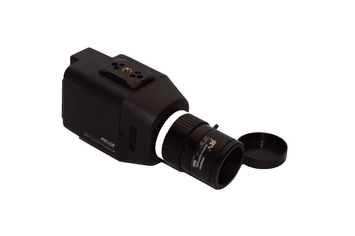 Used Pelco CC3701H-2 Color Camera With Computar 5-13.2mm 1/2" Lens