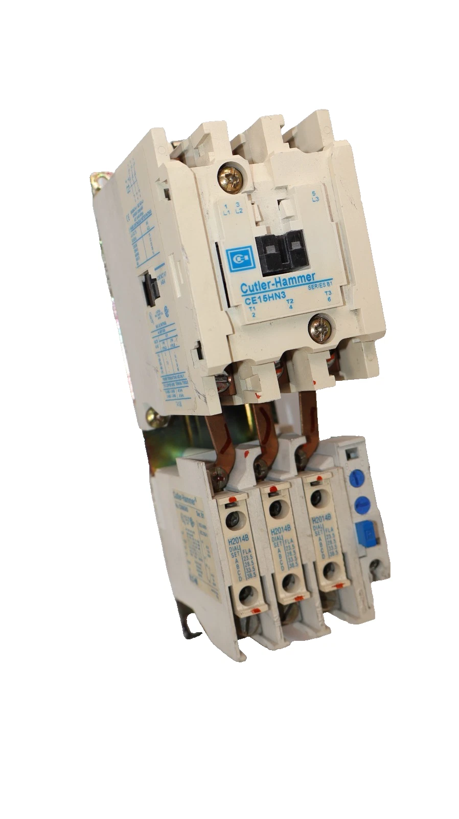 Cutler-Hammer Eaton Starter CE15HN3 C306GN3 660V 60A 60 Amp 120v Coil H2014B