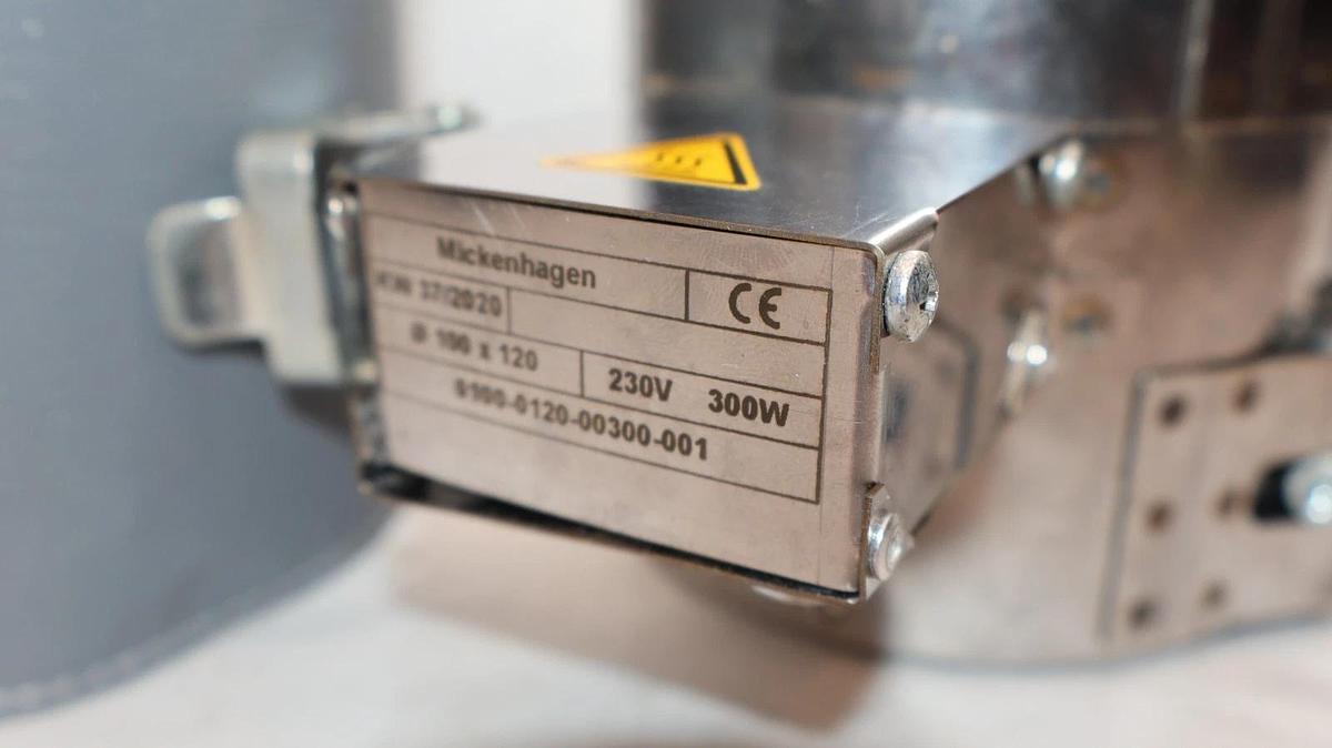 Mickenhagen Heating Element Ø100x120 0100-0120-00300-001 230V 300W Tape Gerb
