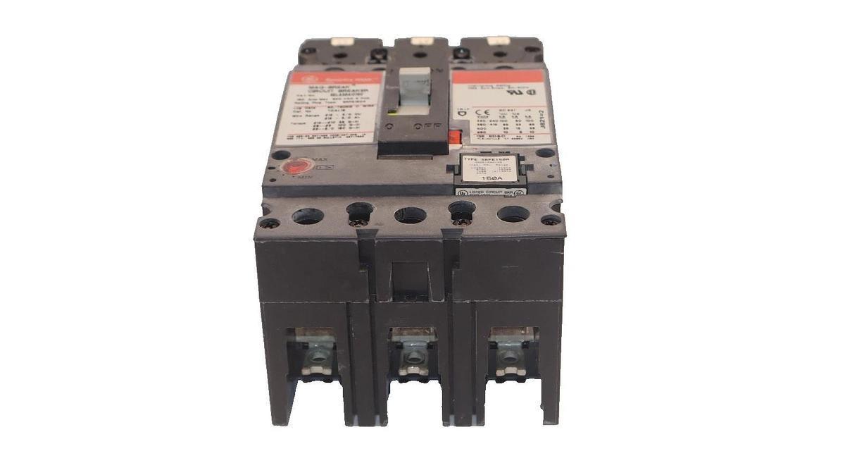 Used GE / GENERAL ELECTRIC SELA36AI0150 3P 150A 150 Amp A Breaker w/ SRPE150A Shunt