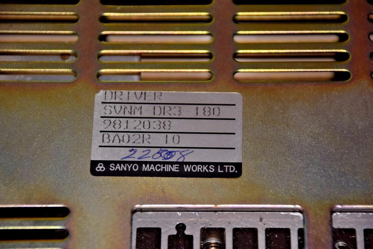 Used SANYO SVNM-DR3-180 SVNMDR3180 9812038 BA02R-10 NUTRUNNER DRIVE SVNM DR3 180