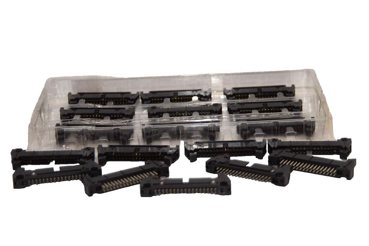 (NEW -Lot of 18) 3M 3431 , N3431-6202RB Connector Header Vertical 34 Pin 1" 2Row