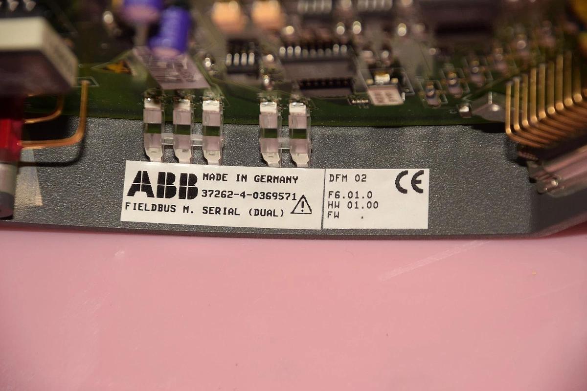 Used ABB DFM02 Feldbus Modul 37262-4-0369571 DFM 02 Fieldbus Module