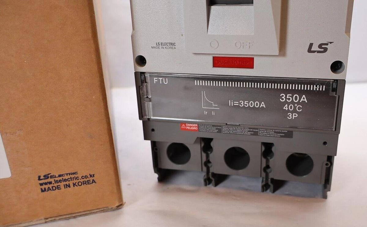 LS Electric Susol Circuit Breaker MCCB UTS400N-FTU-LL 350A 350 Amp 3p 3ph NEW