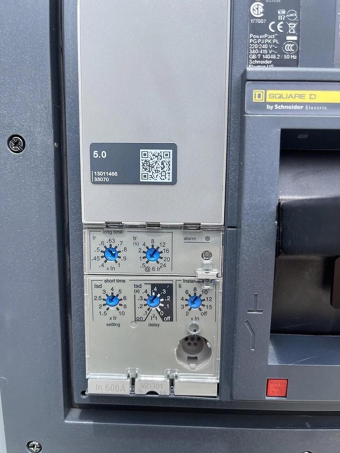 Used Square D 600 Amp QED 2 Switch Gear L88792208 PowerPact PGF36060CU33AAAYP 600A