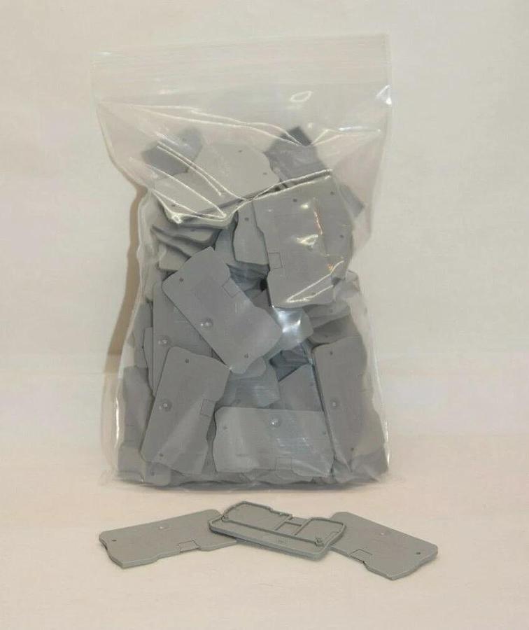 (NEW - Lot of 100) PHOENIX CONTACT D-QTC 1,5 End Barrier