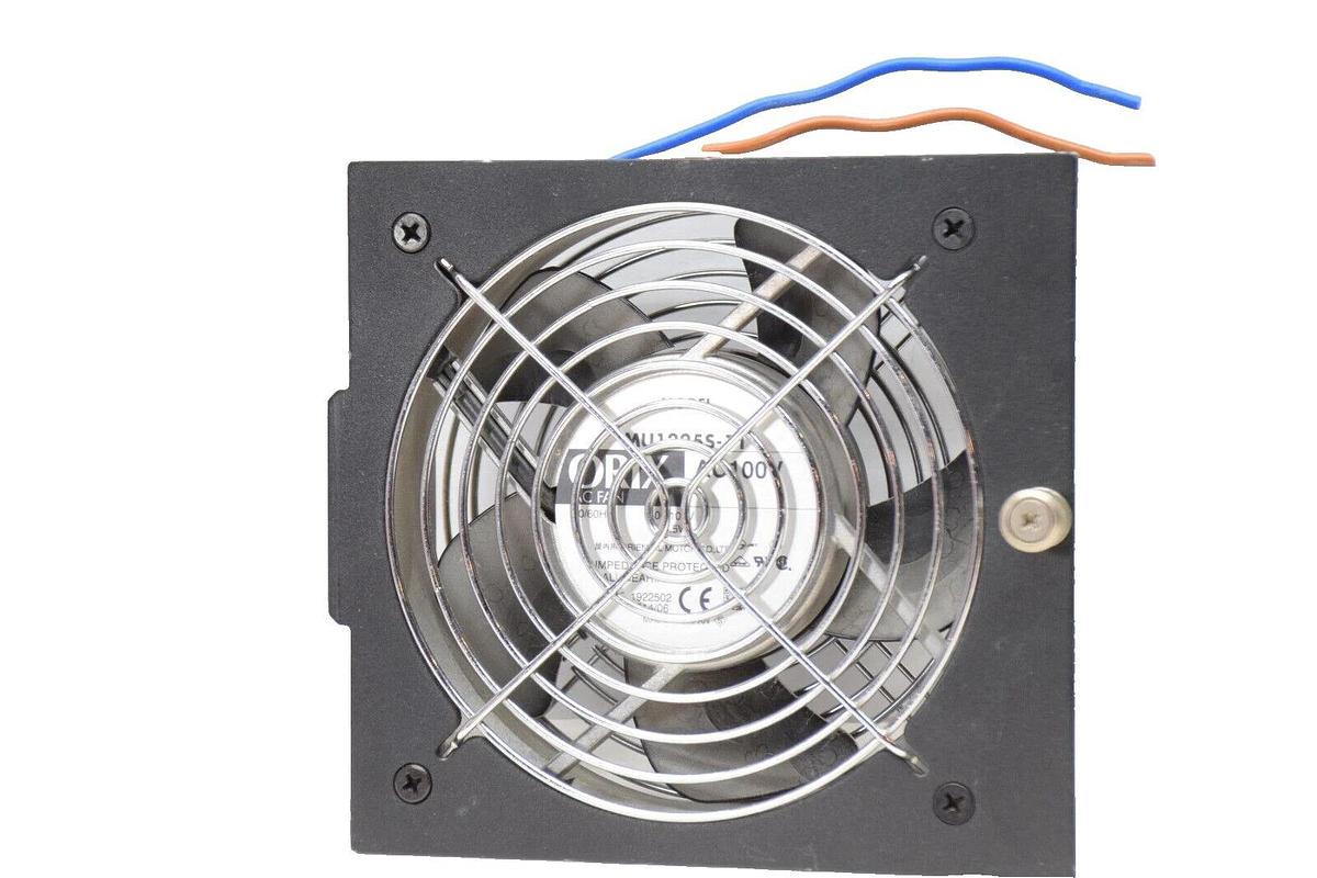 Used ORIX MU1225S-11 100Vac 50/60Hz Cooling Fan With Grill Cover