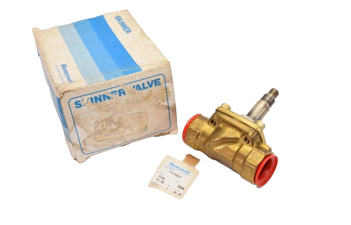 (NEW) HONEYWELL / SKINNER 719N7 2-way Valve 9/16" orifice