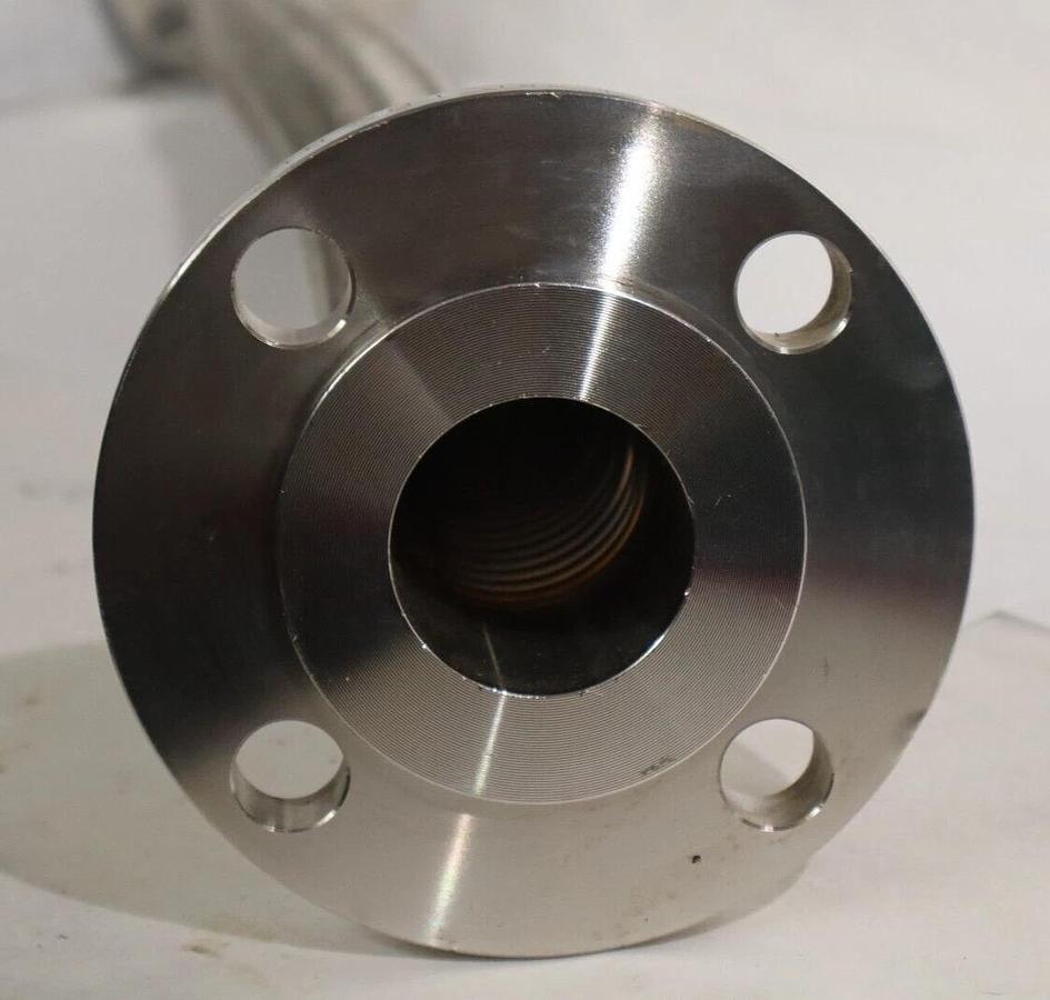 2" x 36" Braided SS Stainless Flexible Hose w/ Flange F316/316L SA/A182 NEW