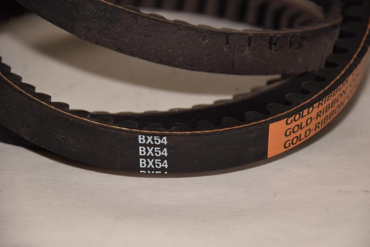 TIMKEN Cogged Belt V-Belt BX54 Gold Ribbon USA  (NEW)