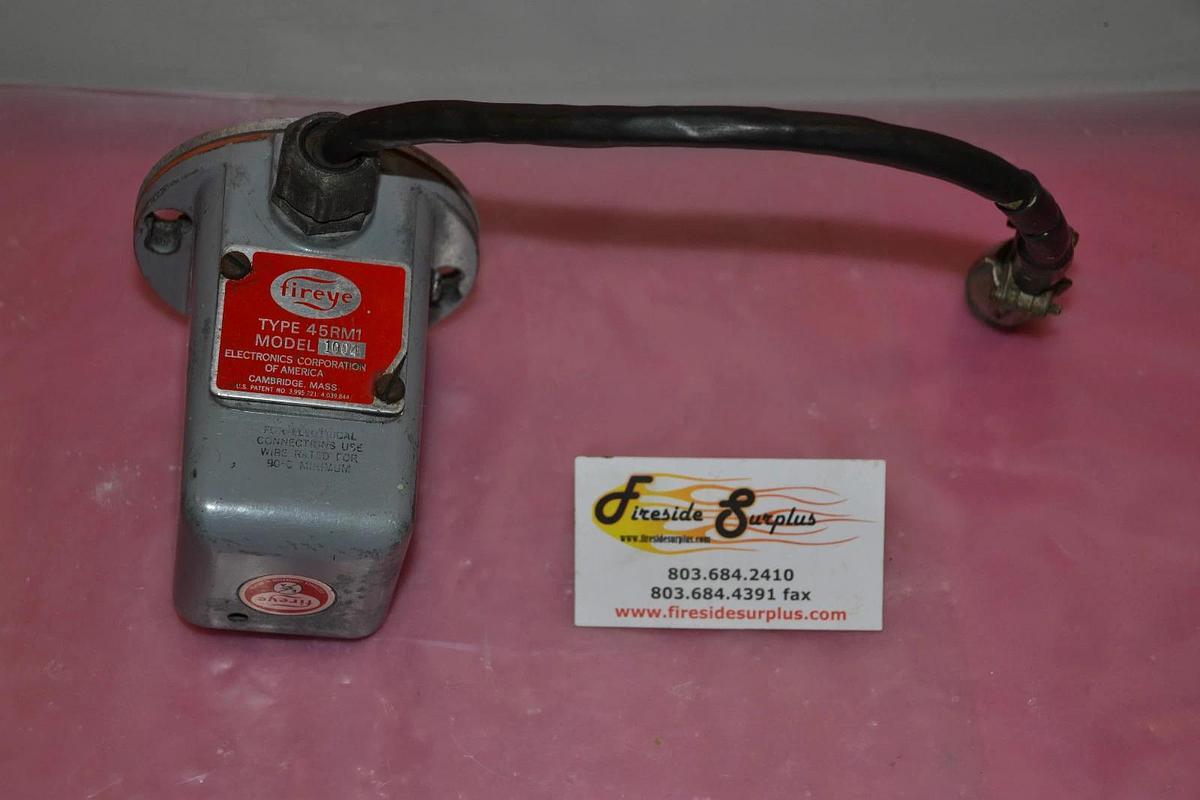 Used FIREYE FLAME SCANNER TYPE 45RM1 MODEL 1004